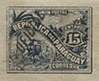 886.06-V XI (*) Waves on front, inverted date and lion, rose paper.