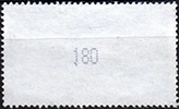 014.70-R (On the back of the carrier foil there is a counting number for every 5th stamp).