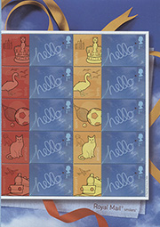 005.12-SS A Half Sheet of Stamps